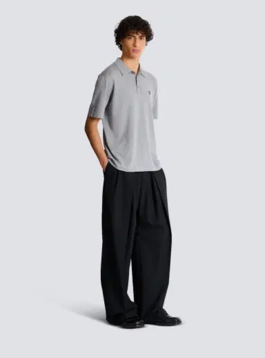 Balmain Embroidered cotton polo | Thumbnail 3 Balmain Embroidered cotton polo | Thumbnail 3