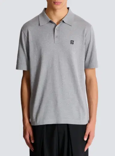 Balmain Embroidered cotton polo | Thumbnail 7 Balmain Embroidered cotton polo | Thumbnail 7