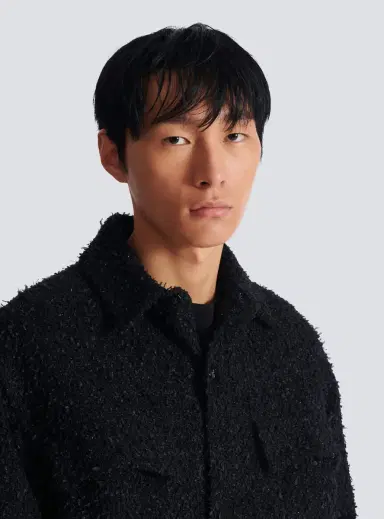 Balmain Monogram tweed overshirt | Thumbnail 6 Balmain Monogram tweed overshirt | Thumbnail 6