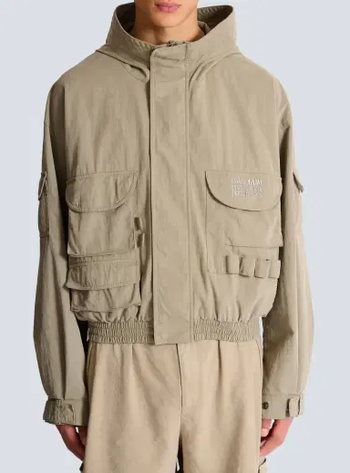 Balmain Stamp cargo jacket in vintage cotton | Thumbnail 7 Balmain Stamp cargo jacket in vintage cotton | Thumbnail 7