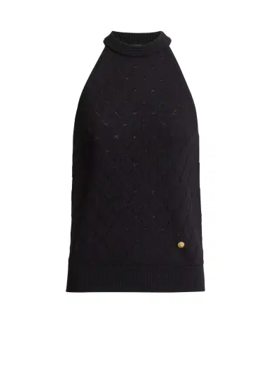 Balmain Sleeveless knit top | Thumbnail 1 Balmain Sleeveless knit top | Thumbnail 1