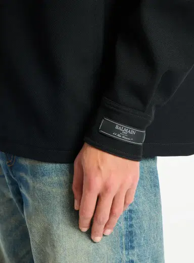 Balmain Wool twill overshirt | Thumbnail 6 Balmain Wool twill overshirt | Thumbnail 6