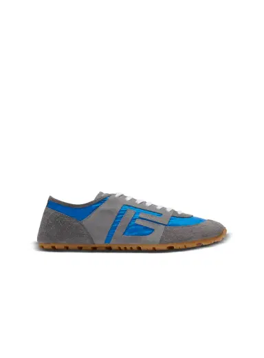 Balmain Racer 45 sneakers in suede and nylon | Thumbnail 1 Balmain Racer 45 sneakers in suede and nylon | Thumbnail 1