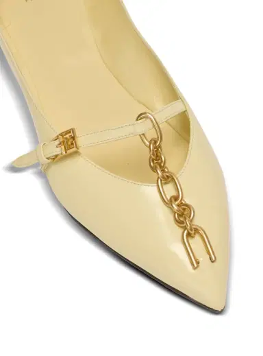 Balmain Shiny lambskin Sync ballet flats | Thumbnail 5 Balmain Shiny lambskin Sync ballet flats | Thumbnail 5