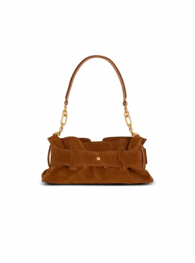 Balmain Anthem Mini suede leather bag | Thumbnail 4 Balmain Anthem Mini suede leather bag | Thumbnail 4