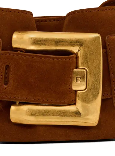 Balmain Anthem Mini suede leather bag | Thumbnail 5 Balmain Anthem Mini suede leather bag | Thumbnail 5