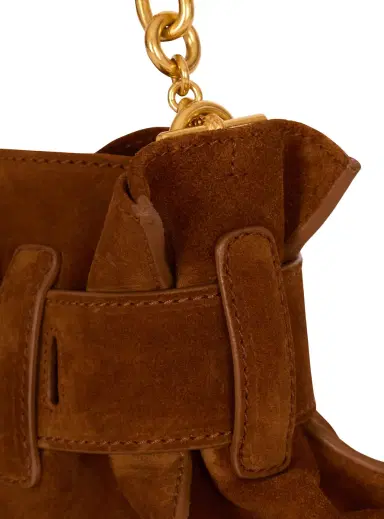 Balmain Anthem Mini suede leather bag | Thumbnail 6 Balmain Anthem Mini suede leather bag | Thumbnail 6