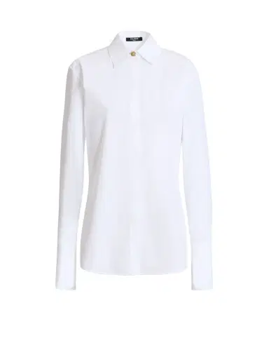 Balmain Cotton poplin shirt | Thumbnail 1 Balmain Cotton poplin shirt | Thumbnail 1