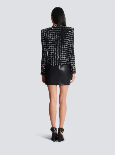 Balmain Cropped tweed jacket | Thumbnail 4 Balmain Cropped tweed jacket | Thumbnail 4