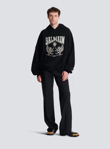 Balmain Hoodie with crystal embroidery | Thumbnail 2 Balmain Hoodie with crystal embroidery | Thumbnail 2