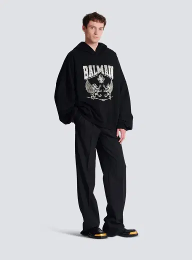 Balmain Hoodie with crystal embroidery | Thumbnail 3 Balmain Hoodie with crystal embroidery | Thumbnail 3