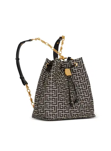 Balmain Pulse monogram jacquard backpack | Thumbnail 3 Balmain Pulse monogram jacquard backpack | Thumbnail 3