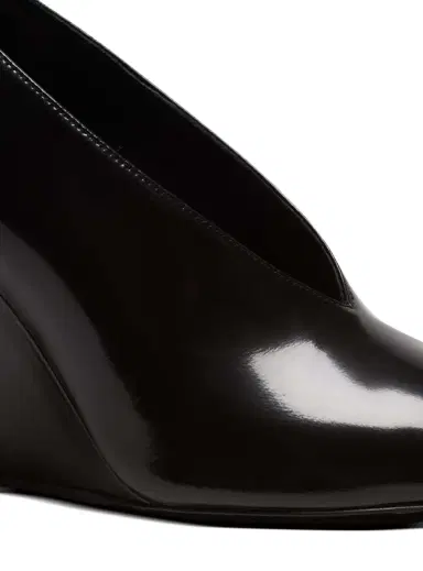 Balmain Shiny lambskin Wedge pumps | Thumbnail 5 Balmain Shiny lambskin Wedge pumps | Thumbnail 5