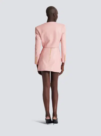 Balmain Cropped lambskin jacket | Thumbnail 4 Balmain Cropped lambskin jacket | Thumbnail 4