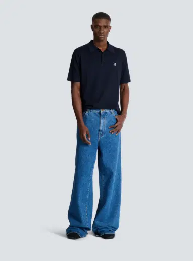 Balmain Embroidered cotton polo | Thumbnail 2 Balmain Embroidered cotton polo | Thumbnail 2