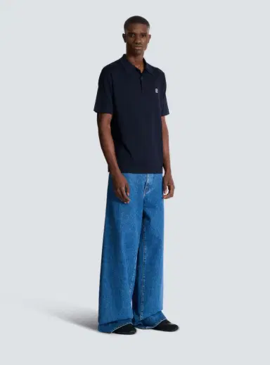 Balmain Embroidered cotton polo | Thumbnail 3 Balmain Embroidered cotton polo | Thumbnail 3