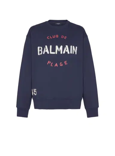 Balmain Sweatshirt with Club print | Thumbnail 1 Balmain Sweatshirt with Club print | Thumbnail 1