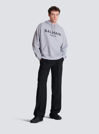 Balmain Printed cotton hoodie | Thumbnail 2 Balmain Printed cotton hoodie | Thumbnail 2