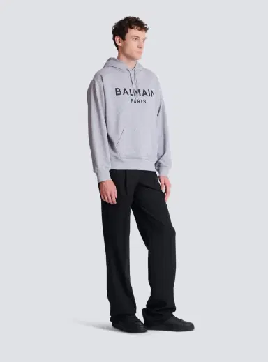 Balmain Printed cotton hoodie | Thumbnail 3 Balmain Printed cotton hoodie | Thumbnail 3
