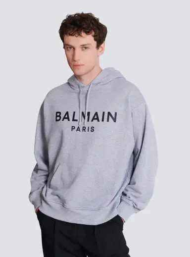 Balmain Printed cotton hoodie | Thumbnail 5 Balmain Printed cotton hoodie | Thumbnail 5