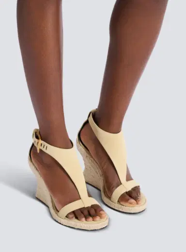Balmain Anthem wedge espadrilles in suede | Thumbnail 2 Balmain Anthem wedge espadrilles in suede | Thumbnail 2