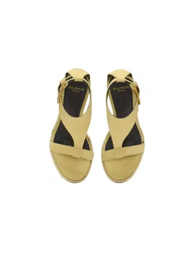 Balmain Anthem wedge espadrilles in suede | Thumbnail 7 Balmain Anthem wedge espadrilles in suede | Thumbnail 7