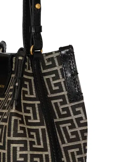 Balmain Release Bucket bag in jacquard and calfskin | Thumbnail 6 Balmain Release Bucket bag in jacquard and calfskin | Thumbnail 6