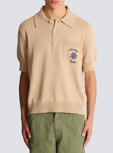 Balmain Cotton Sun polo | Thumbnail 8 Balmain Cotton Sun polo | Thumbnail 8