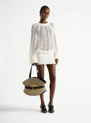 Balmain Short crochet lace dress | Thumbnail 2 Balmain Short crochet lace dress | Thumbnail 2