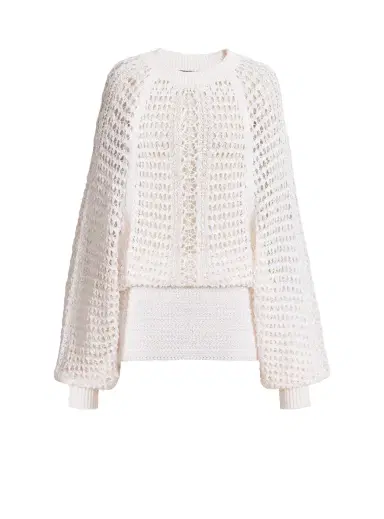 Balmain Short crochet lace dress | Thumbnail 1 Balmain Short crochet lace dress | Thumbnail 1