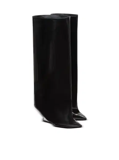 Balmain Wedge calfskin leather boots | Thumbnail 2 Balmain Wedge calfskin leather boots | Thumbnail 2