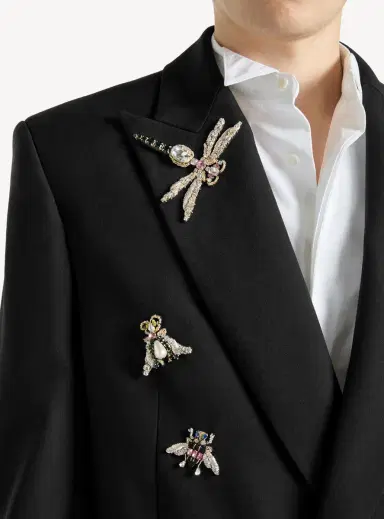 Balmain Embroidered wool and crystal Insect jacket | Thumbnail 6 Balmain Embroidered wool and crystal Insect jacket | Thumbnail 6