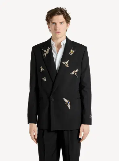 Balmain Embroidered wool and crystal Insect jacket | Thumbnail 7 Balmain Embroidered wool and crystal Insect jacket | Thumbnail 7