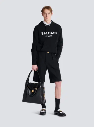 Balmain Printed cotton hoodie | Thumbnail 2 Balmain Printed cotton hoodie | Thumbnail 2