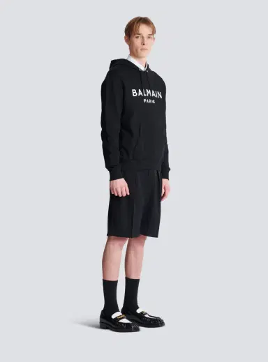 Balmain Printed cotton hoodie | Thumbnail 3 Balmain Printed cotton hoodie | Thumbnail 3