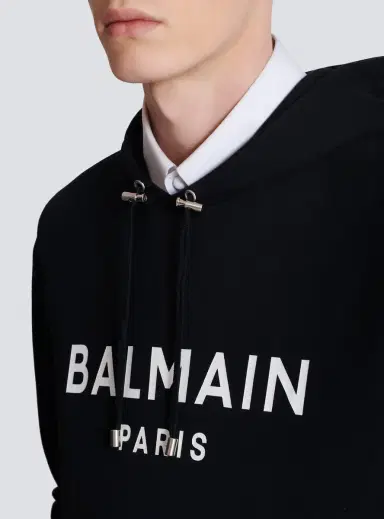 Balmain Printed cotton hoodie | Thumbnail 5 Balmain Printed cotton hoodie | Thumbnail 5