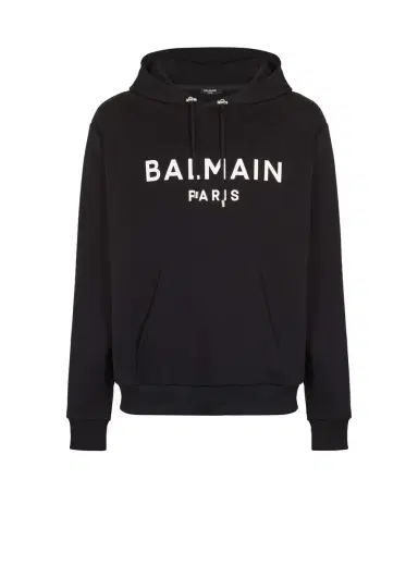 Balmain Printed cotton hoodie | Thumbnail 1 Balmain Printed cotton hoodie | Thumbnail 1