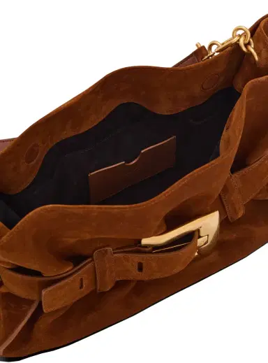 Balmain Anthem Medium suede leather bag | Thumbnail 7 Balmain Anthem Medium suede leather bag | Thumbnail 7