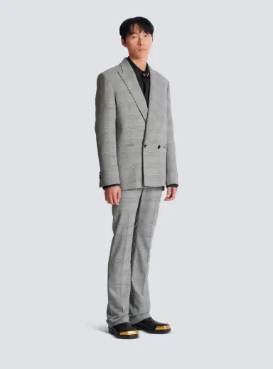Balmain Prince of Wales 2-buttons blazer | Thumbnail 3 Balmain Prince of Wales 2-buttons blazer | Thumbnail 3