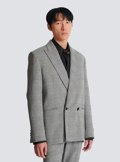 Balmain Prince of Wales 2-buttons blazer | Thumbnail 7 Balmain Prince of Wales 2-buttons blazer | Thumbnail 7