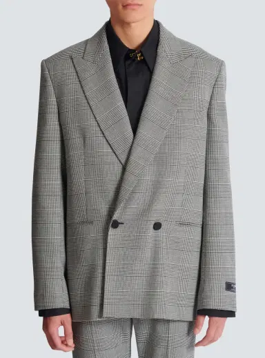 Balmain Prince of Wales 2-buttons blazer | Thumbnail 8 Balmain Prince of Wales 2-buttons blazer | Thumbnail 8