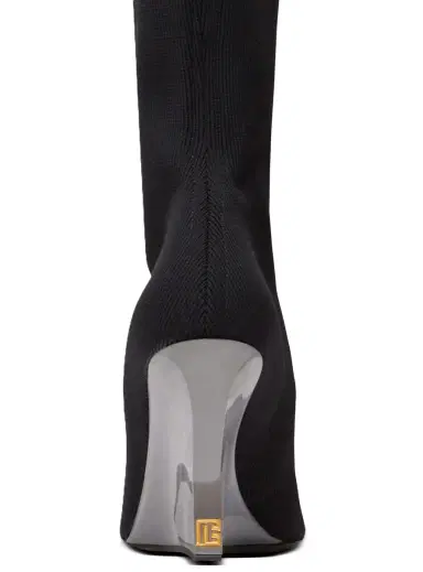 Balmain Wedge knit thigh-high boots | Thumbnail 5 Balmain Wedge knit thigh-high boots | Thumbnail 5