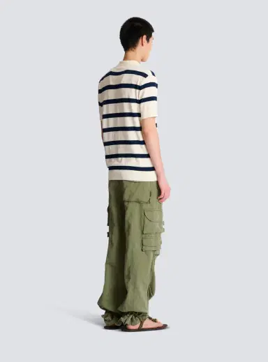 Balmain Cotton Marinière polo | Thumbnail 4 Balmain Cotton Marinière polo | Thumbnail 4