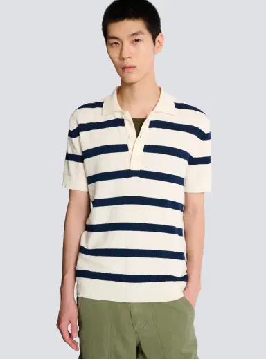 Balmain Cotton Marinière polo | Thumbnail 5 Balmain Cotton Marinière polo | Thumbnail 5