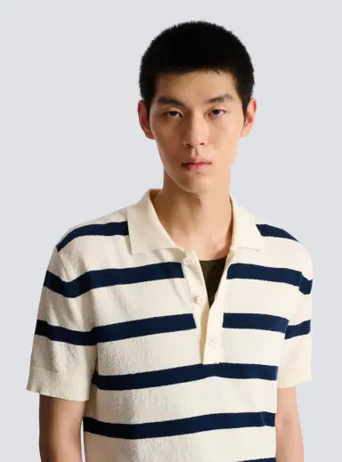 Balmain Cotton Marinière polo | Thumbnail 6 Balmain Cotton Marinière polo | Thumbnail 6