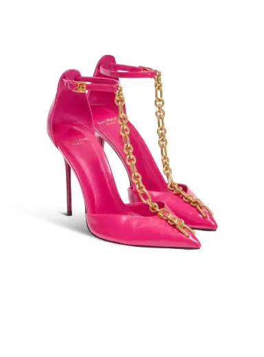 Balmain Sync shiny lambskin stilettos | Thumbnail 2 Balmain Sync shiny lambskin stilettos | Thumbnail 2