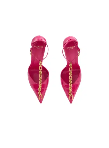 Balmain Sync shiny lambskin stilettos | Thumbnail 6 Balmain Sync shiny lambskin stilettos | Thumbnail 6