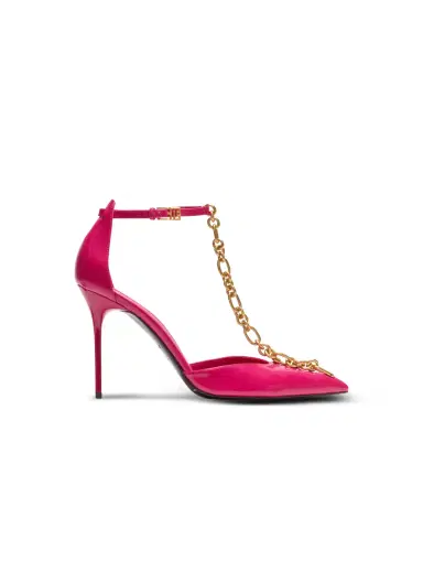 Balmain Sync shiny lambskin stilettos | Thumbnail 1 Balmain Sync shiny lambskin stilettos | Thumbnail 1