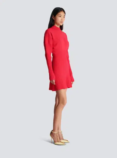 Balmain Short flared knit dress | Thumbnail 3 Balmain Short flared knit dress | Thumbnail 3