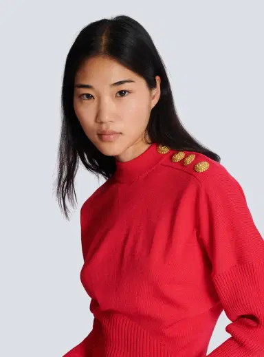Balmain Short flared knit dress | Thumbnail 6 Balmain Short flared knit dress | Thumbnail 6